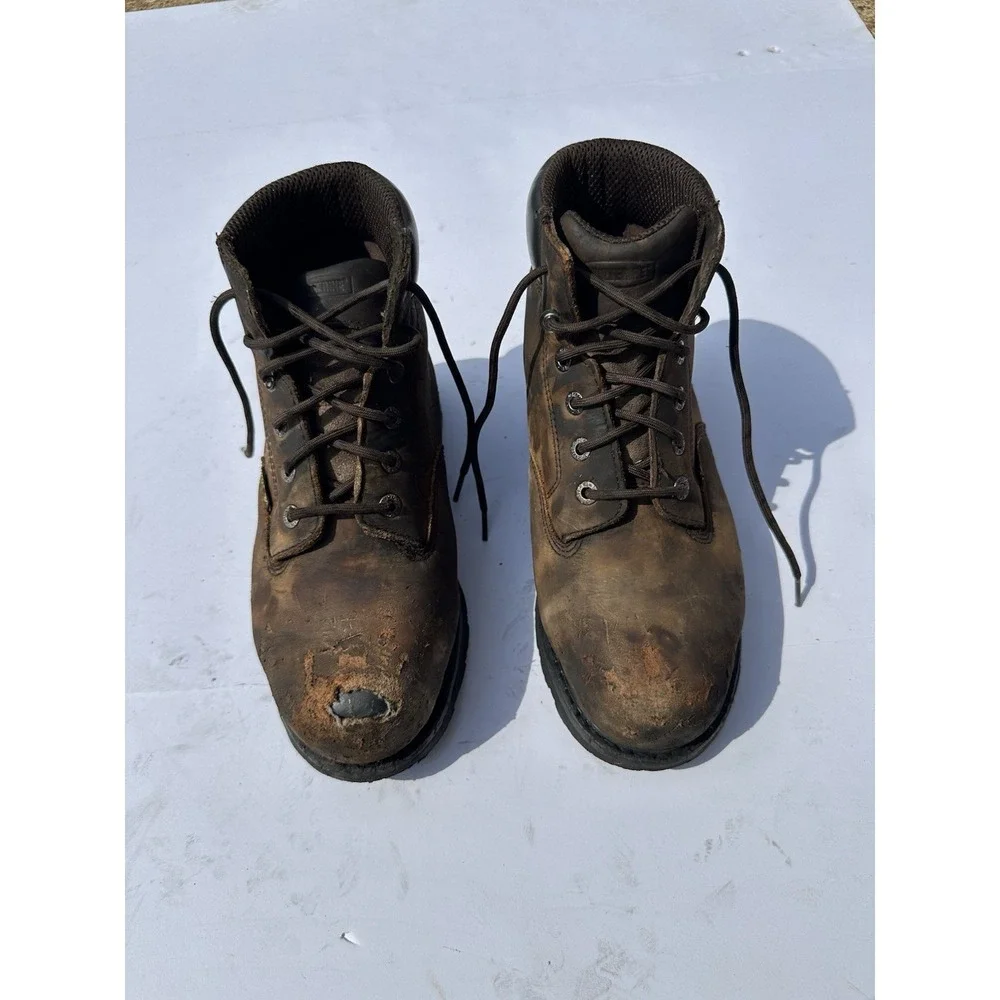 Wolverine Mens US 9EW  Steel Toe Met Guard Work  Boots